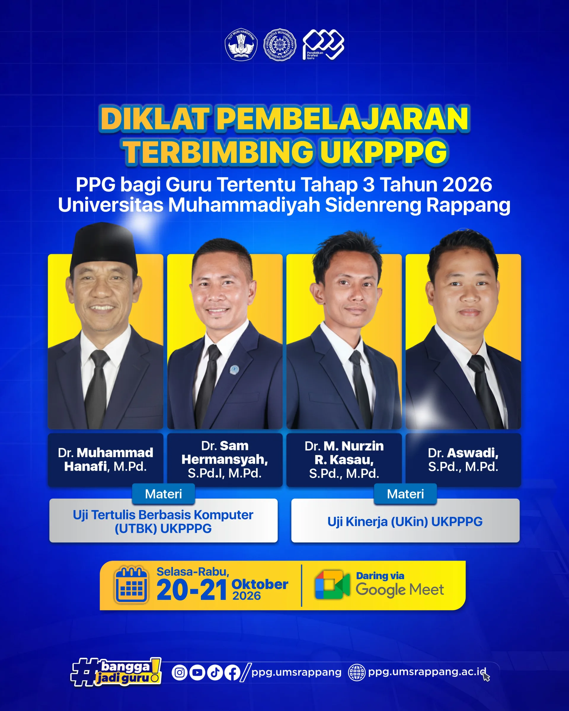 Persiapkan Guru Profesional, UMS Rappang Bekali Peserta PPG Strategi UTBK dan UKin UKPPPG 2026