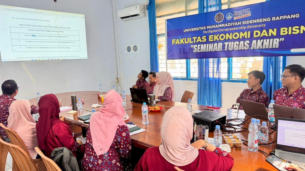 Hadapi Akreditasi, Prodi Bisnis Digital UMS Rappang Matangkan Dokumen Bersama BPM