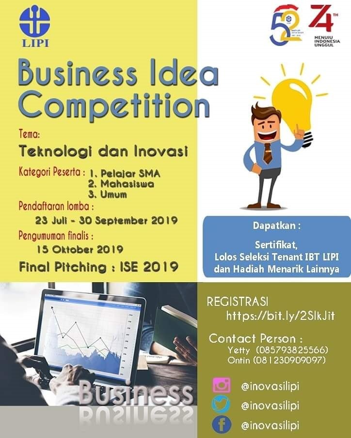 Ayo Berkompetisi dalam BUSINESS IDEA COMPETITION
