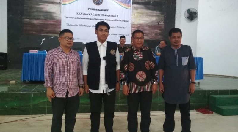 Rektor UMS Rappang Resmi Lepas Peserta KKN dan Magang III Angkatan I