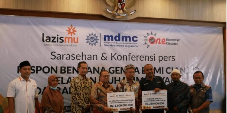 Donasi Kebencanaan, LazisMu DI. Yogyakarta Berhasil Kumpulkan Rp. 2,2 Miliar