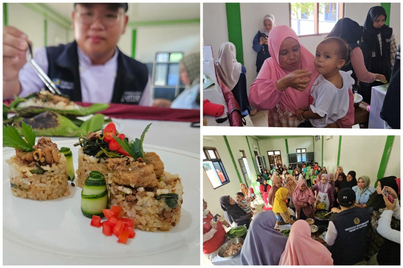 Sentuhan Inovatif Mahasiswa KKN: Nasi Bakar Blondo untuk Bento Sehat dan Lezat