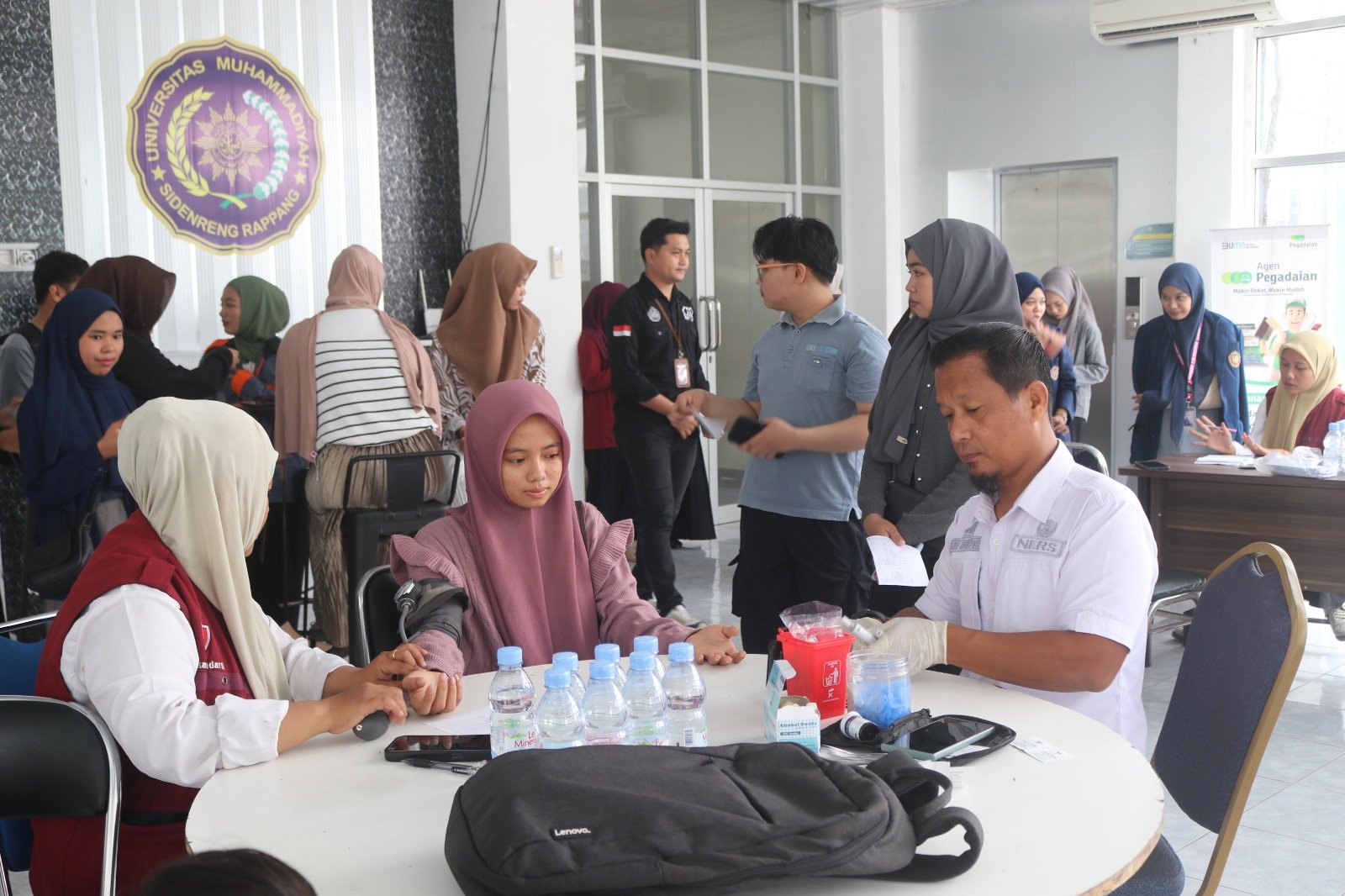 Deteksi Dini Penyakit, UMS Rappang Fasilitasi Pemeriksaan Kesehatan Gratis bagi Mahasiswa