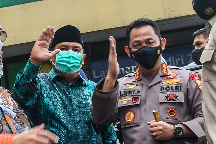 Safari Kapolri, Jalin Silaturahmi ke PBNU dan Muhammadiyah.