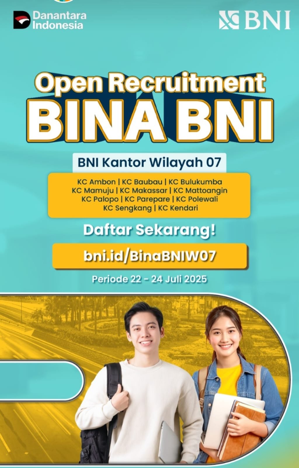 Open Recruitment BINA BNI